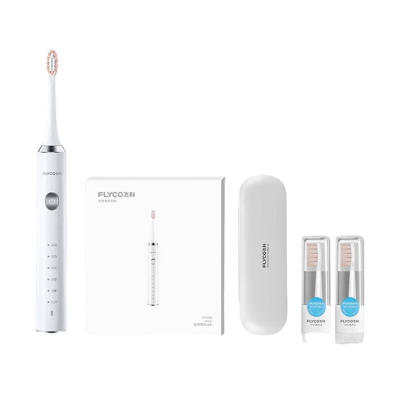 飞科 FT7205 电动牙刷 标配2支刷头 （单位：套）  皓月白