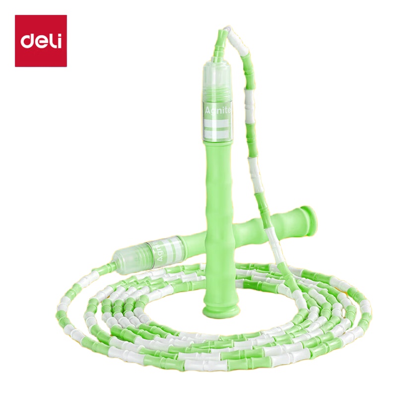 得力（deli） F4104 竹节跳绳 2.8m （单位：根）  混色
