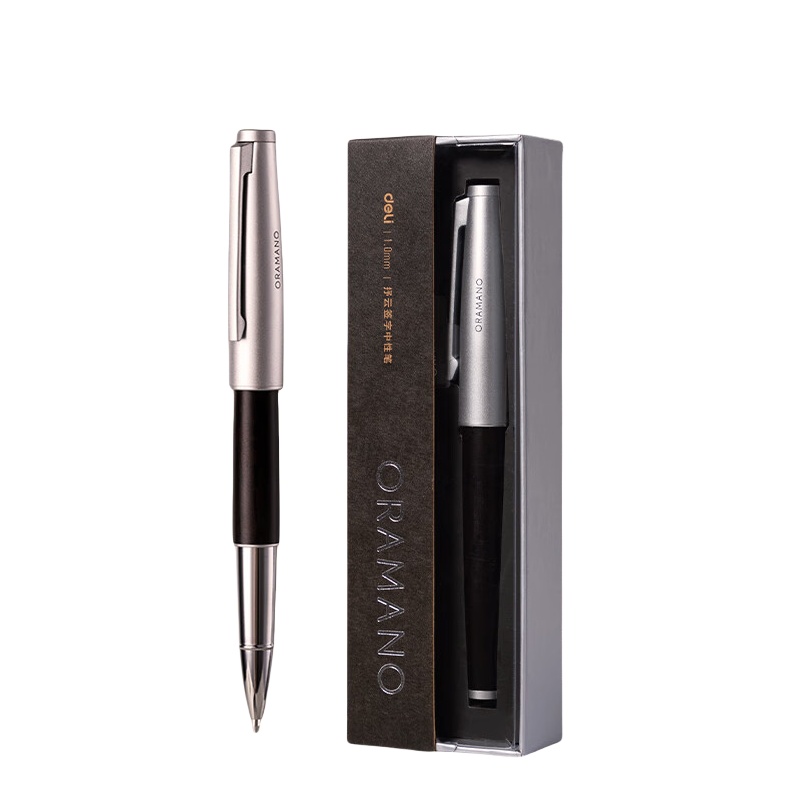 得力（deli） 6Pro-10 签字中性笔 1.0mm （单位：支）  黑色