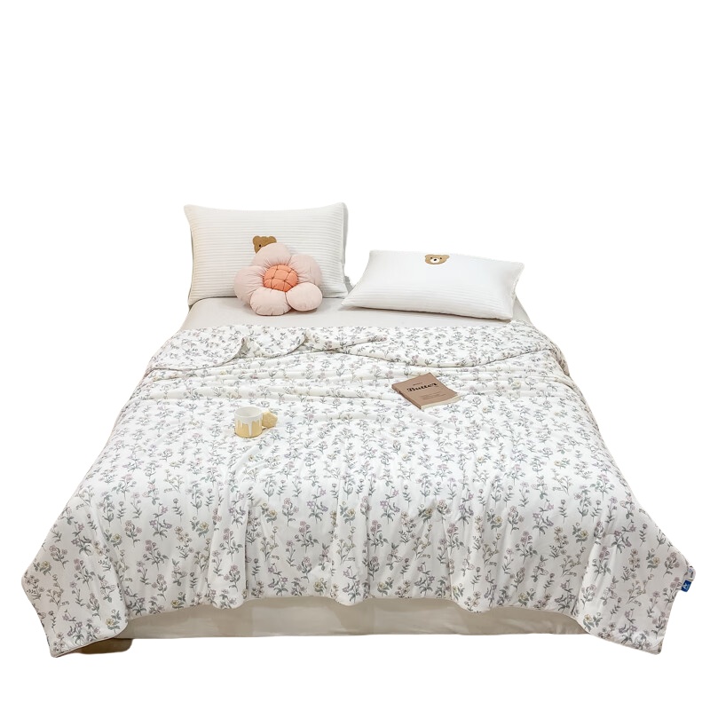 路易卡罗（Louis Kellog） LK-0706 陌上花开凉感被 200*230cm （单位：床）  