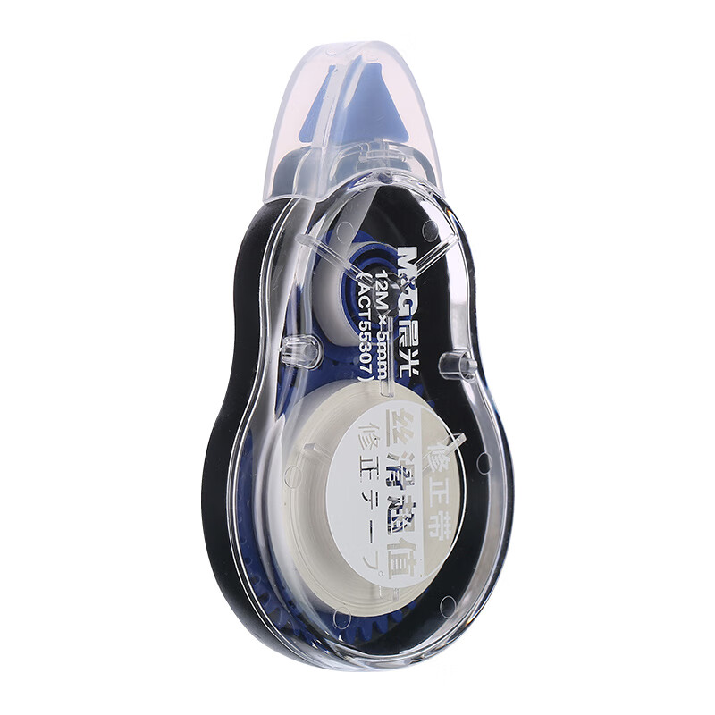 晨光（M&G） ACT55307 经典酷黑修正带 12m/支 3支/组 （单位：组）  蓝色