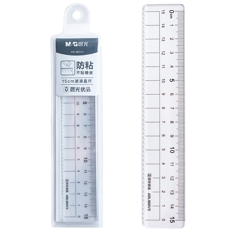 晨光（M&G） ARL960V3 优品系列防粘直尺 15cm （单位：把）  