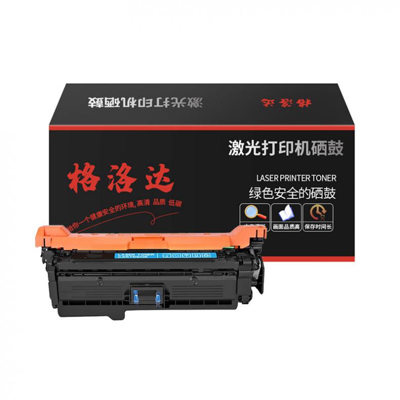 格洛达 CF451A 带芯片一体式硒鼓 10500页 （单位：只） 适用M632 M652dn M653dn M681 M682 青色