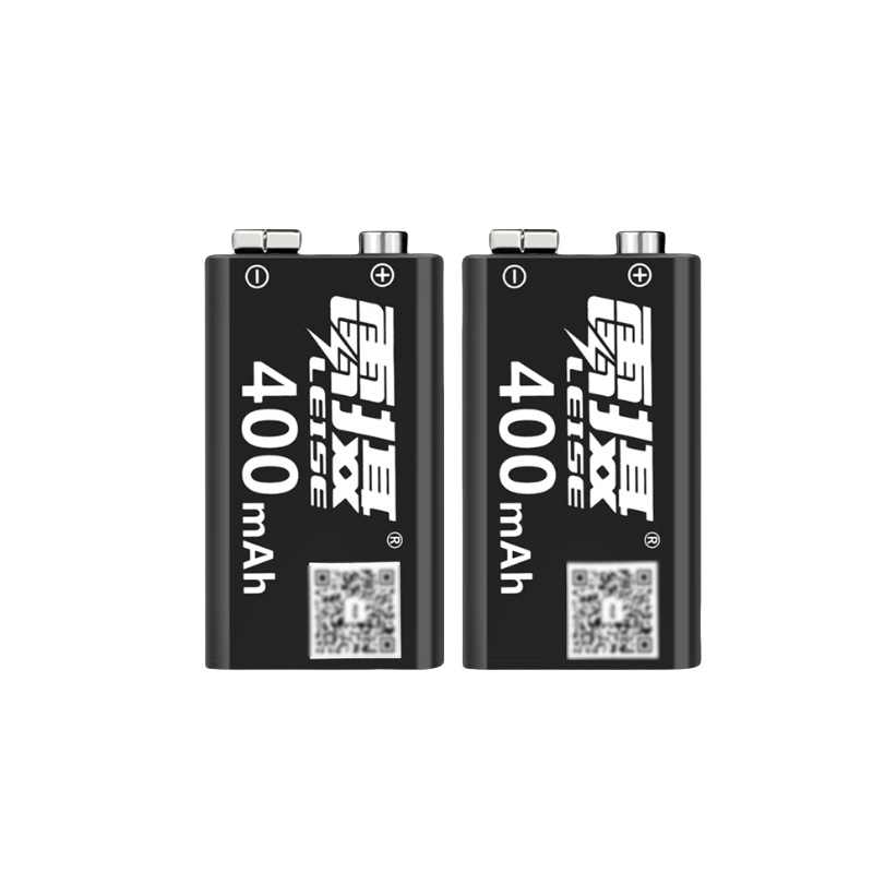 雷摄（LEISE） USB-9V USB-Type-C锂电充电电池 400mAh 2节/组 （单位：组）  