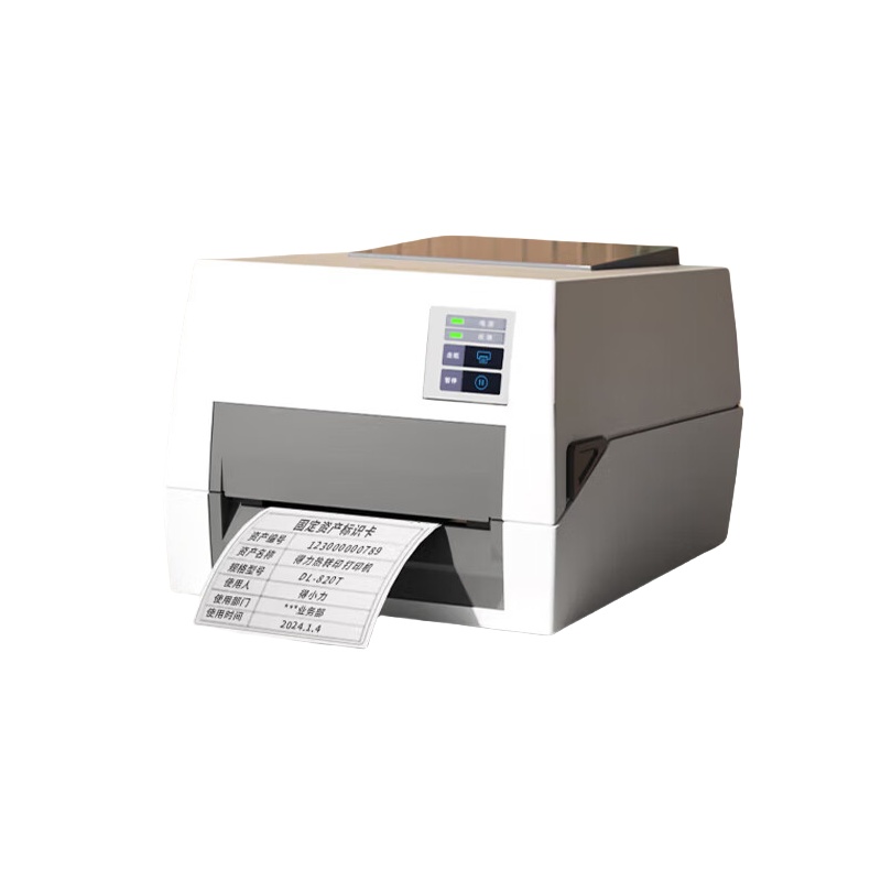 得力（deli） DL-820T(new) 热转印标签打印机 打印宽104mm （单位：台）  白色