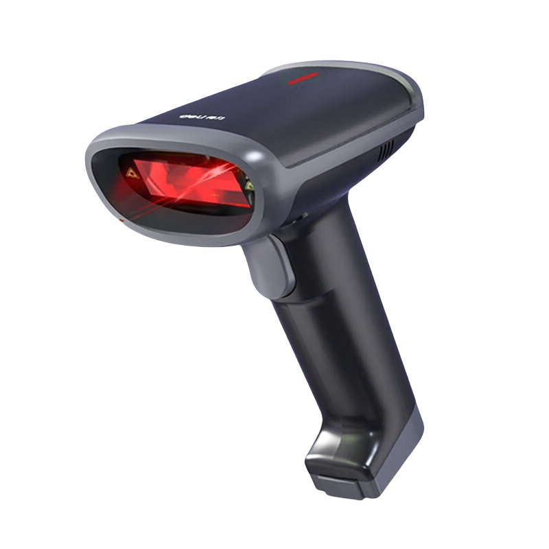 得力（deli） 14950W 无线条码扫描器 70*120*150mm （单位：个）  黑色