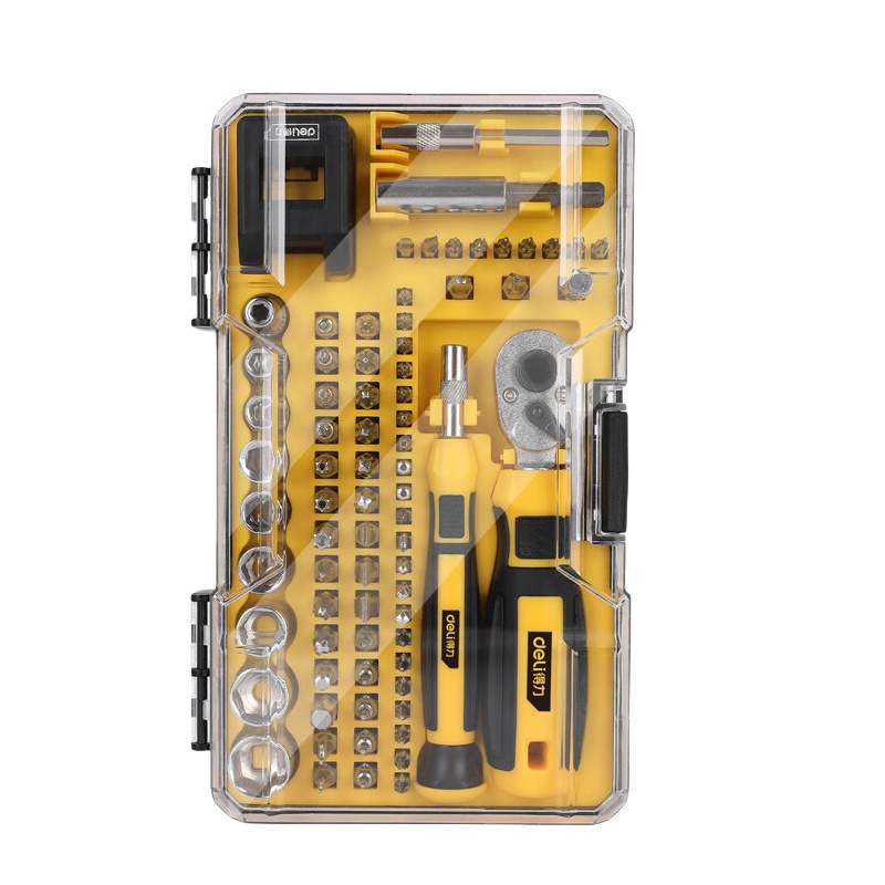 得力（deli） DL3575 棘轮扳手套装 75件套 （单位：套）