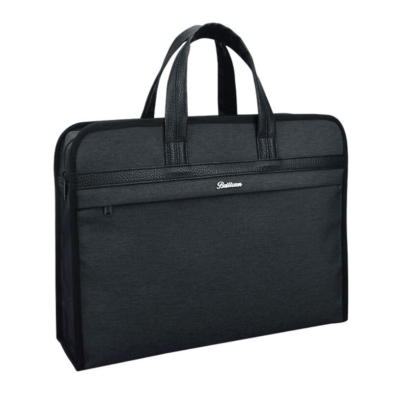 百利文（Bailiwen） B0065 立体双层手提包 390*300*100mm （单位：个）  黑色