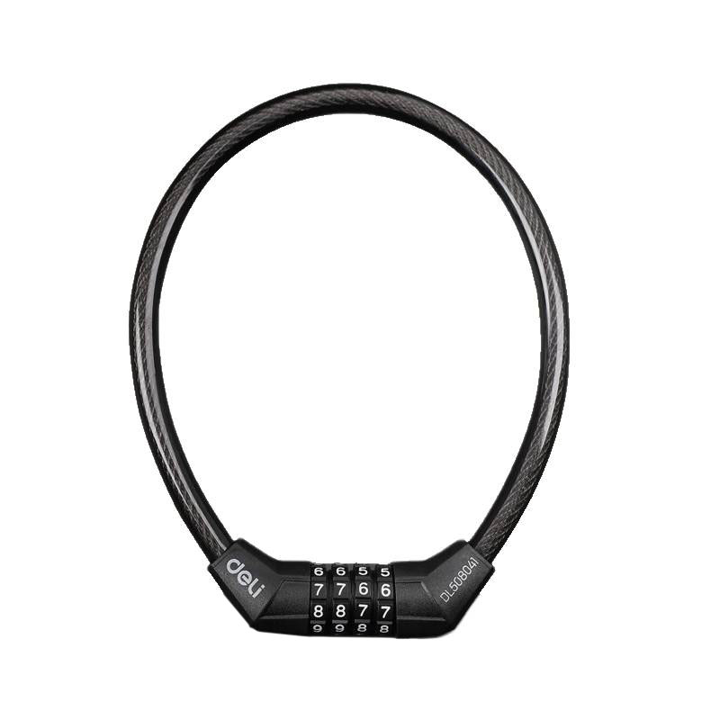 得力（deli） DL508041 密码条形锁 10*470mm （单位：把）  黑色