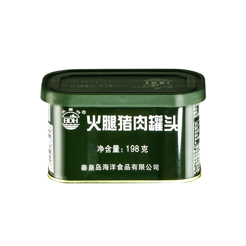 北戴河 火腿猪肉 罐头 198g （单位：罐）  
