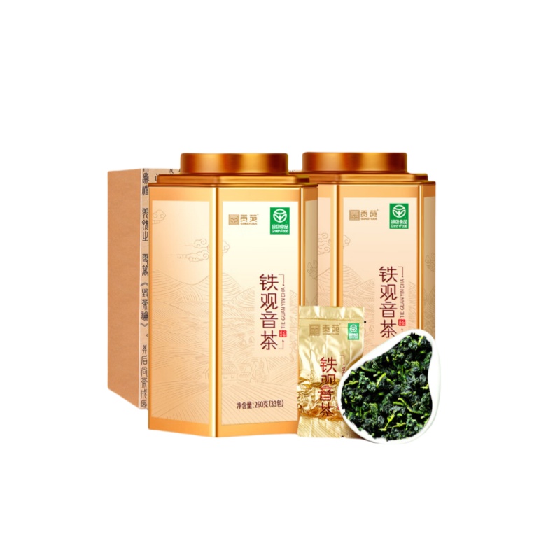 贡苑 特级 铁观音茶 260g/罐 2罐/组 （单位：组）  