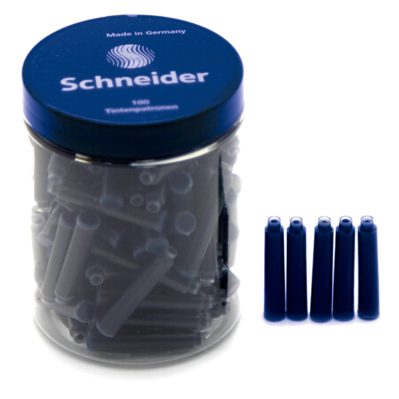 施耐德（schneider） 6803 钢笔墨囊 100支/瓶 （单位：瓶）  蓝色