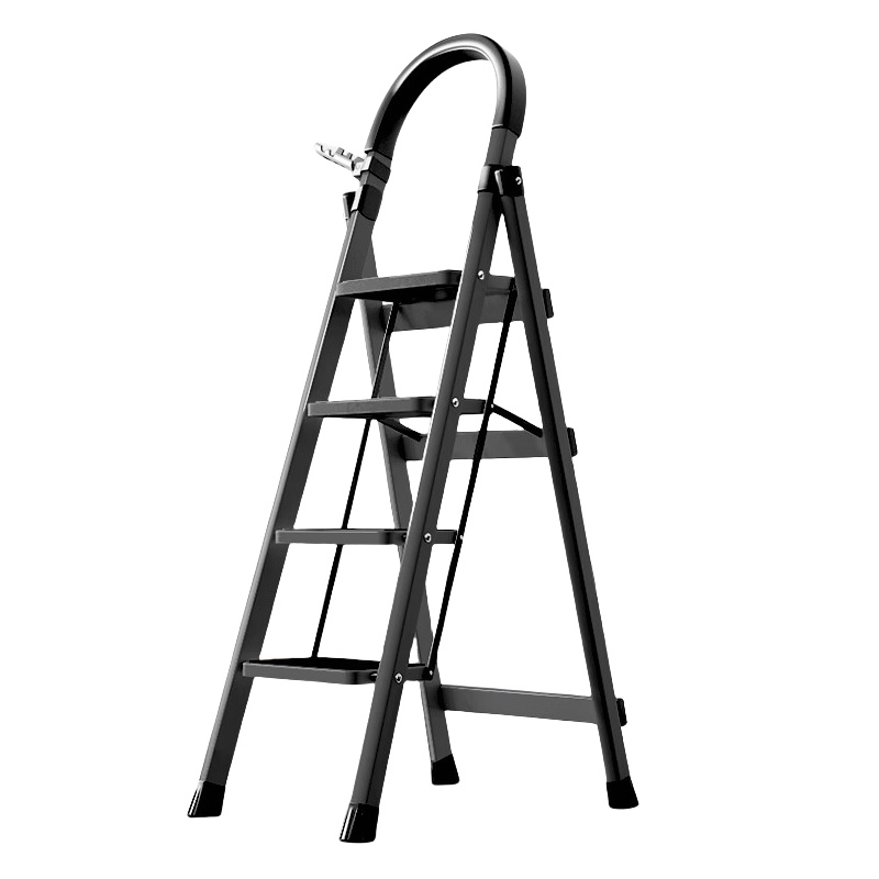 京呈 JC-04TJC 工业折叠梯子 四步 （单位：个）  黑色