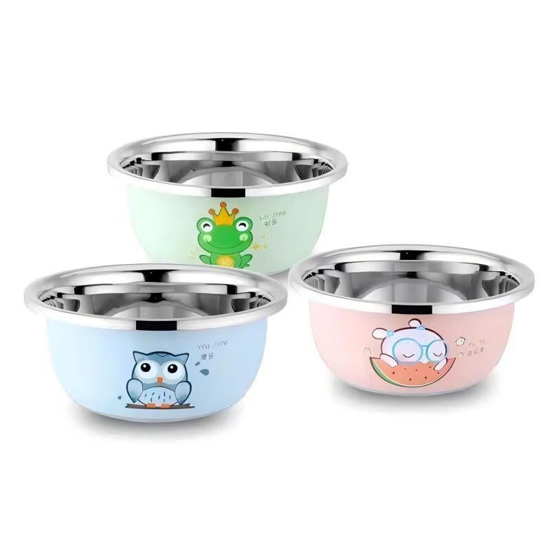 百斯克 BSK-TP230320 惠家不锈钢套盆 24cm+26cm+28cm （单位：套）  粉色+绿色+蓝色