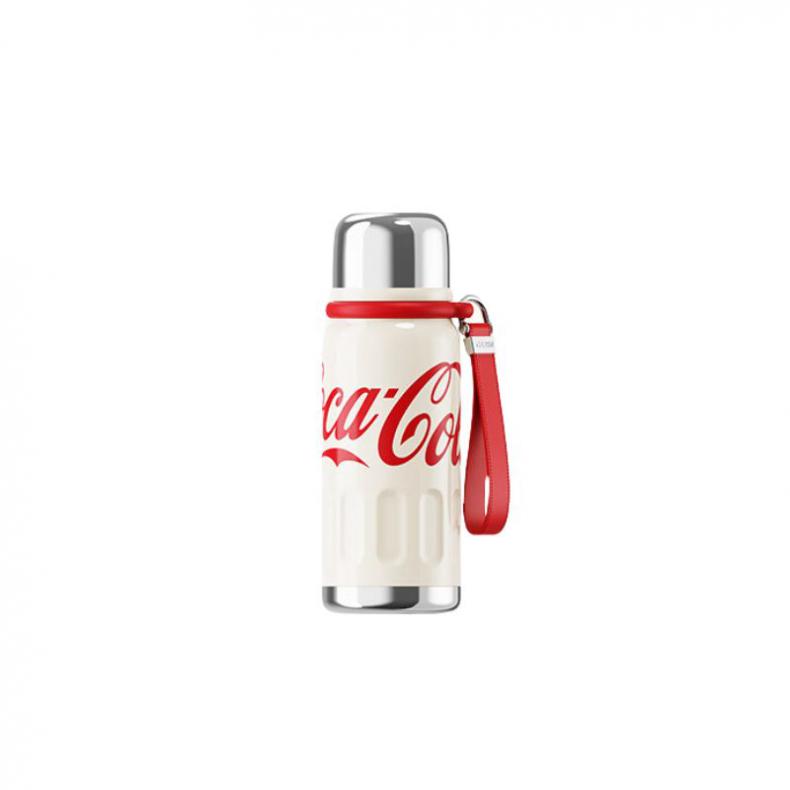 格沵 GE-CK24AW-B86 可口可乐联名款律动保温杯 580mL （单位：个）  摩根白