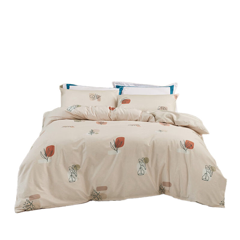 罗莱家纺（LUOLAI） 全棉 时尚四件套 被套200*230cm （单位：套）  