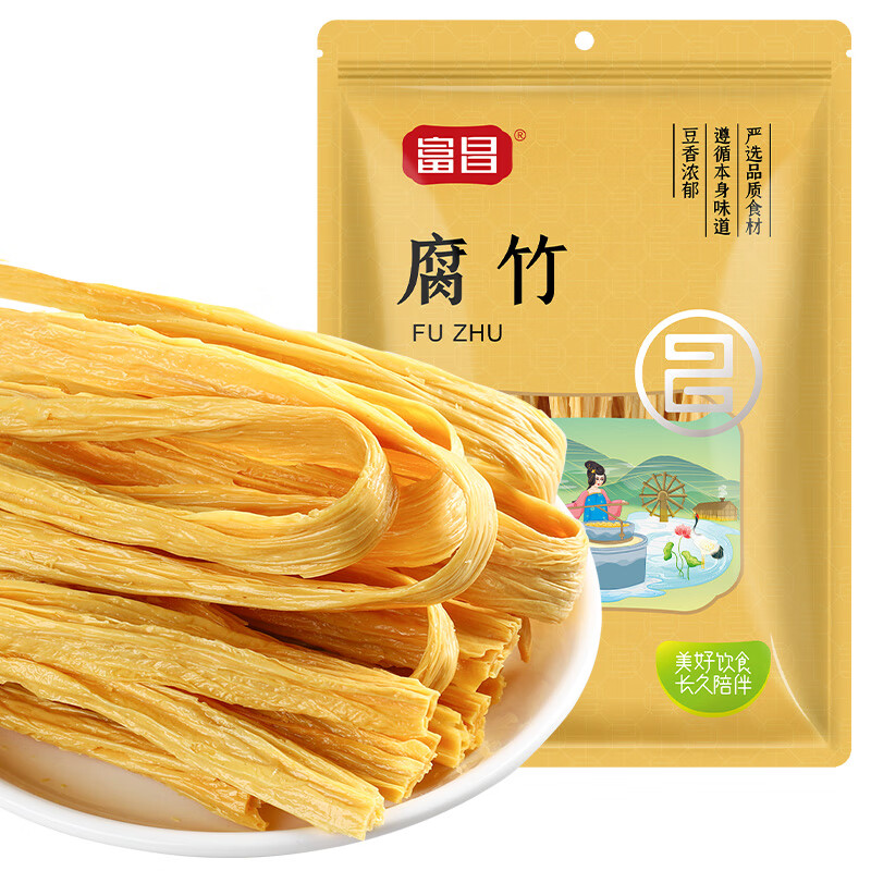 富昌 非即食 腐竹 618g （单位：袋） 新旧包装随机 