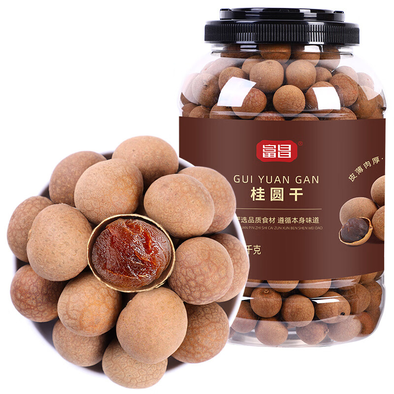 富昌 即食 桂圆干 1000g （单位：桶）  