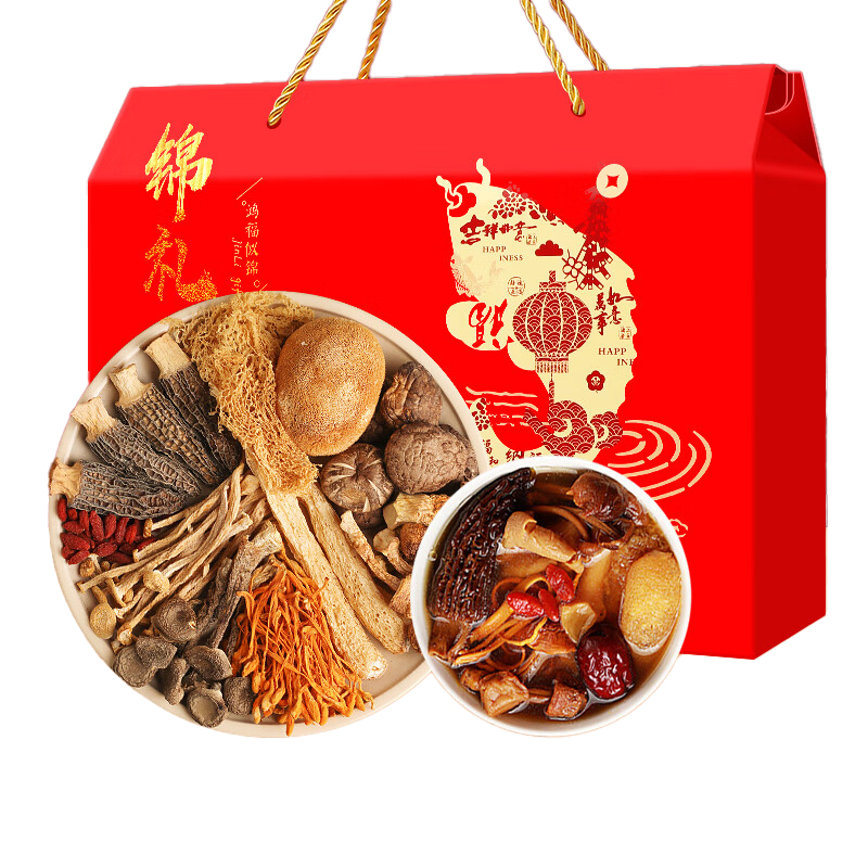 福东海 八鲜 菌汤包礼盒 75克/包 6包/盒 450g （单位：盒）  