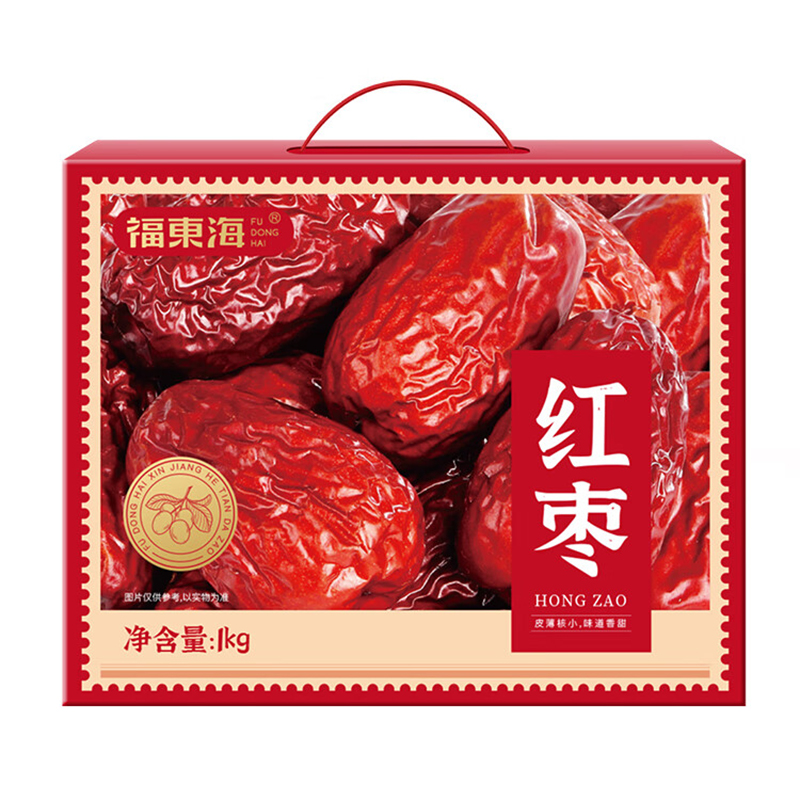 福东海 新疆和田 红枣干礼盒 1kg （单位：盒）