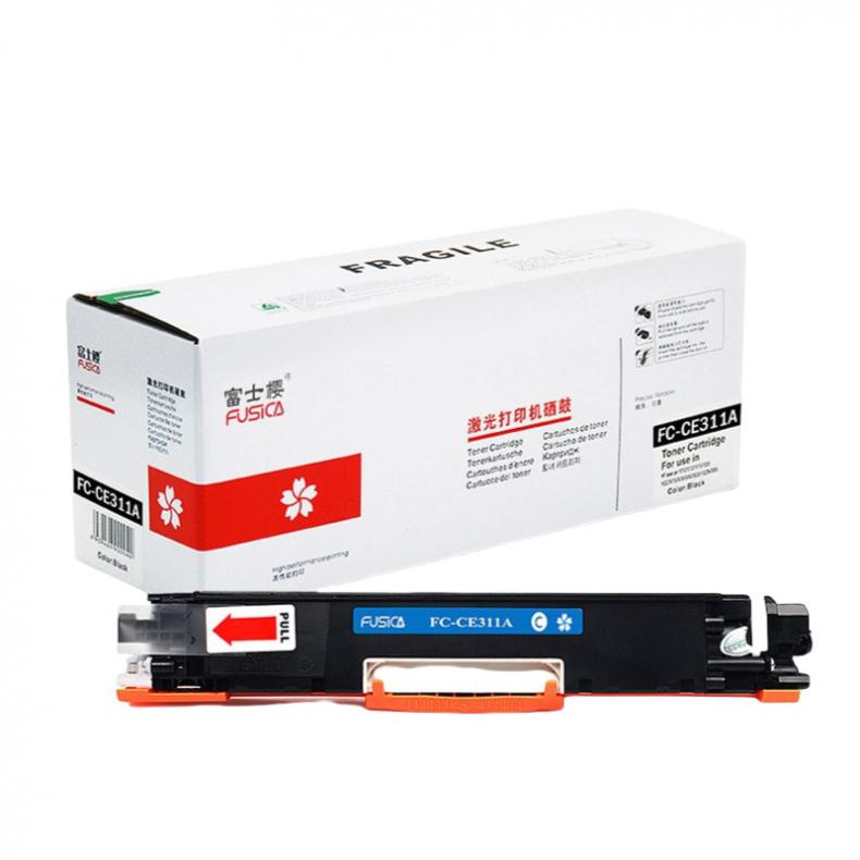 富士樱（FUSICA） CE311A 硒鼓 1000页 （单位：支） 适用HP CP1025 青色