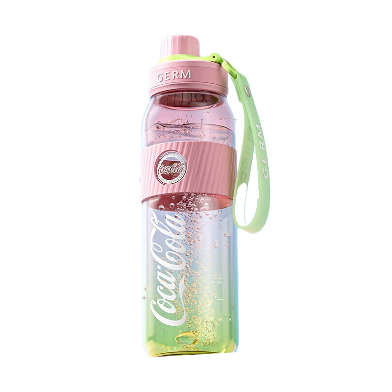 格沵（GERM） GE-CK24SS-S79 可口可乐联名款渐变元气水壶 700ml （单位：个）  樱花抹绿