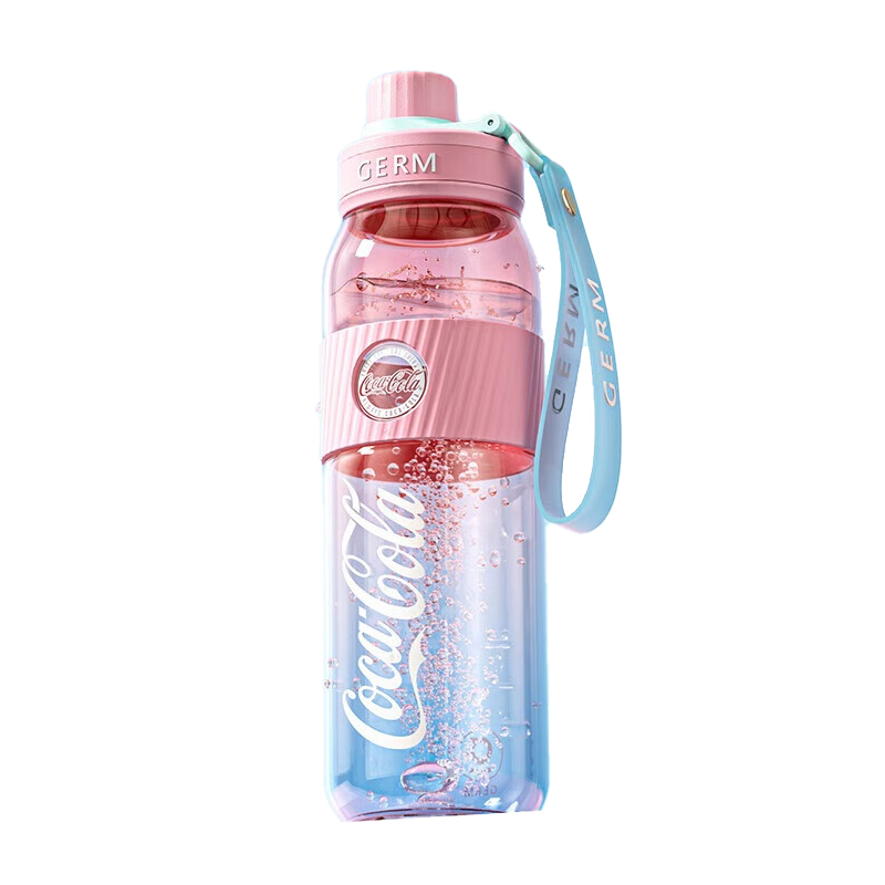 格沵（GERM） GE-CK24SS-S79 可口可乐联名款渐变元气水壶 700ml （单位：个）  蜜桃梦蓝