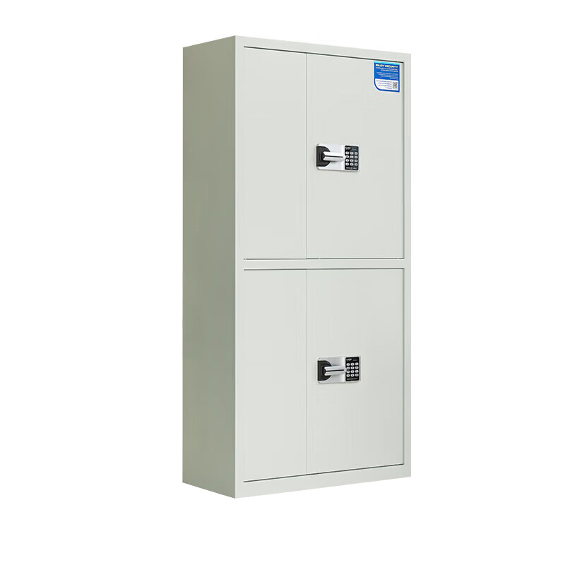 尔迈 通双节无斗 保险资料柜 900*420*1850mm （单位：个）  灰白色