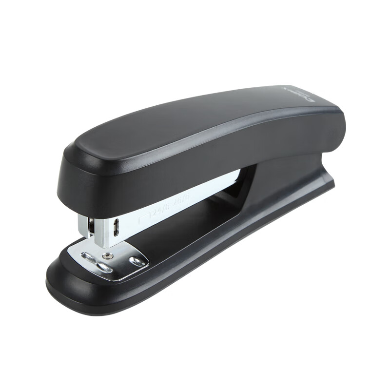 齐心（Comix） B2982 舒适订书机 12# 124*34*53mm （单位：个）  黑色