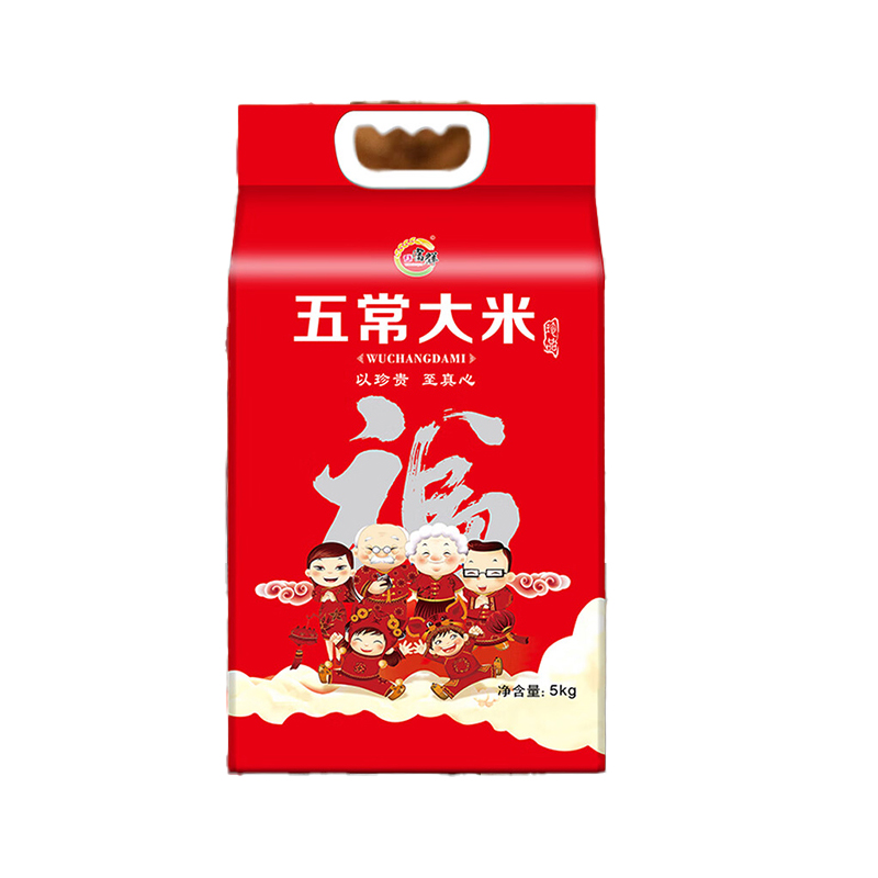 王富群 家福系列 五常大米 5kg （单位：袋） 真空包装 
