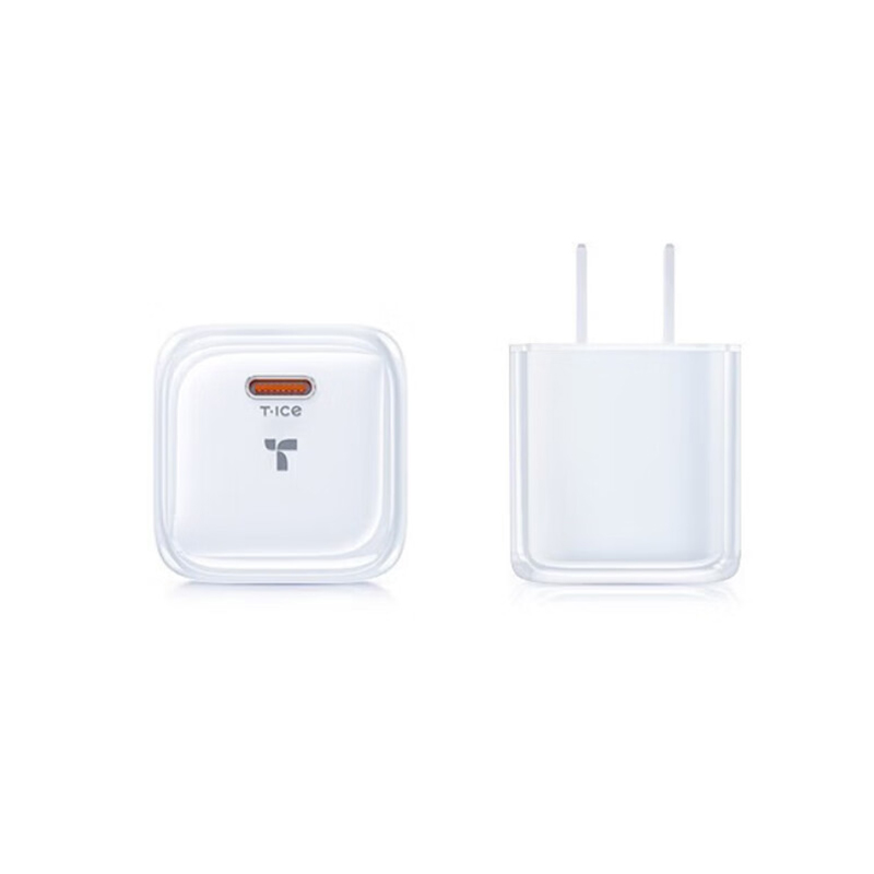 图拉斯 T23 小冰块充电器单头 30W/35W随机发货 （单位：个） iPhone16-8快充 冰透白