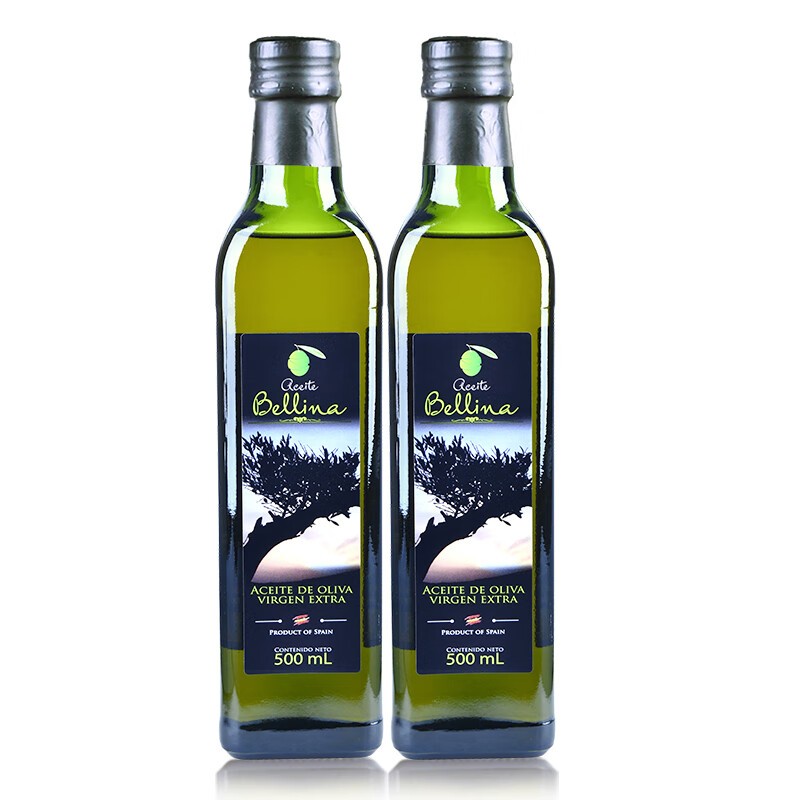 蓓琳娜 特级初榨 橄榄油礼盒 500ml/瓶 2瓶/盒 （单位：盒） 新老包装随机发货 