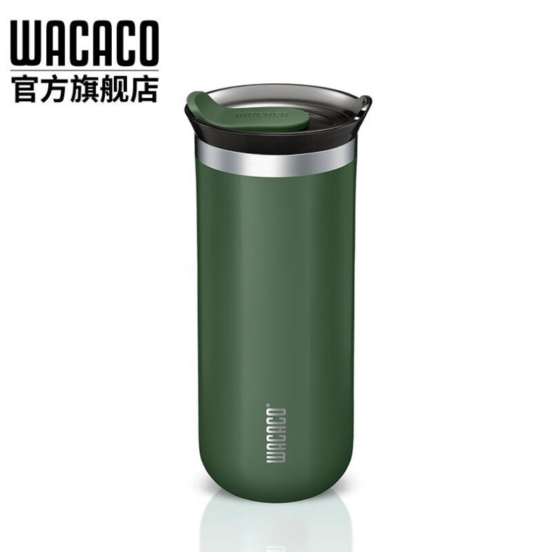 Wacaco Octaroma 随行保温杯 435ml （单位：个）  墨绿
