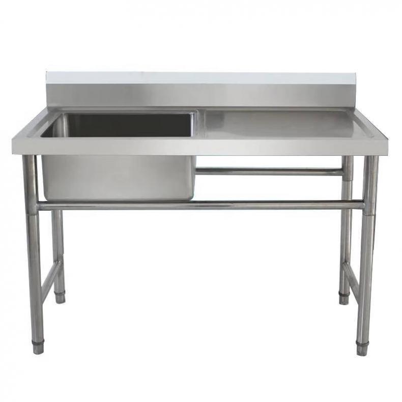 安立洁康 单星 不锈钢水池盆带台 1600*700*800+150mm （单位：个）  