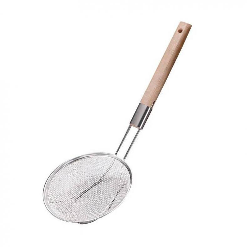 安立洁康 480*220mm 木柄漏勺  （单位：个）  