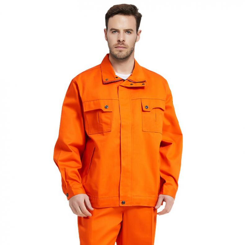 佰益BY BY-DF-7035 阻燃服套装 拉链款 尺码备注 （单位：套）  桔色