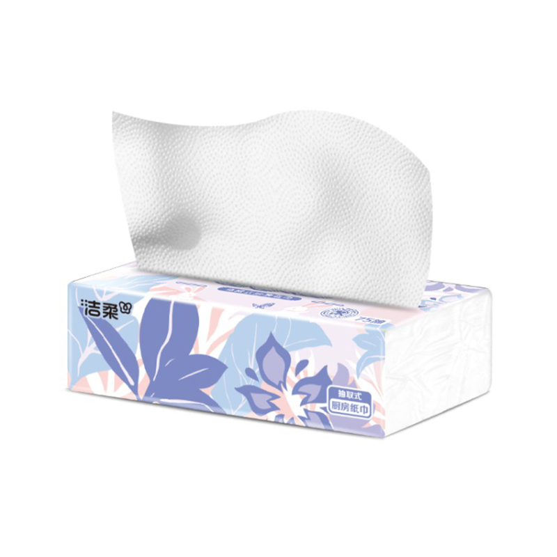 洁柔（C&S） JK213-03A 抽取式厨房纸巾 215*210mm 75抽2层 3包/提 （单位：提）  