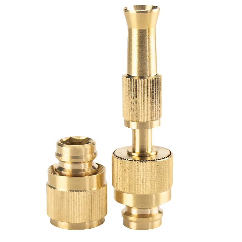 海斯迪克 gnxy-39 增压水枪铜直喷枪+铜接头 4分水管接头+4分高压直喷枪 （单位：套）  