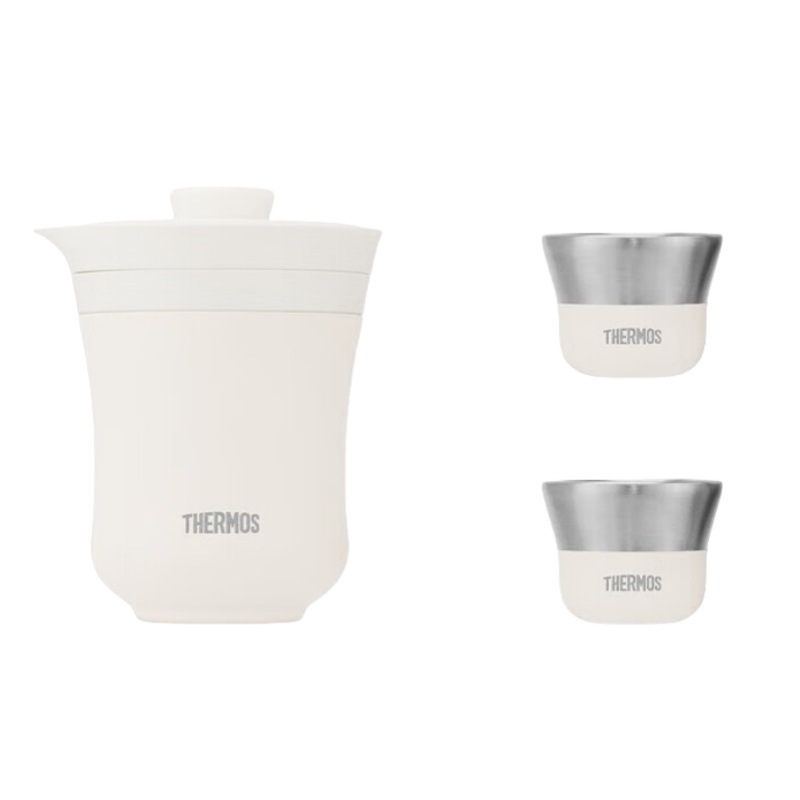 膳魔师 TCMU-200 旅行茶壶茶杯套组 一壶两杯 （单位：套）  