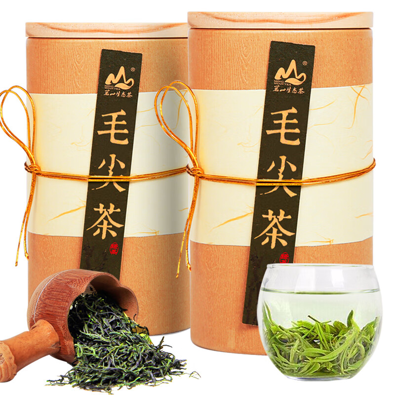 茗山生态茶（mingshanshengtaicha） 罐装 毛尖茶 150g/罐 2罐/组 （单位：组）  