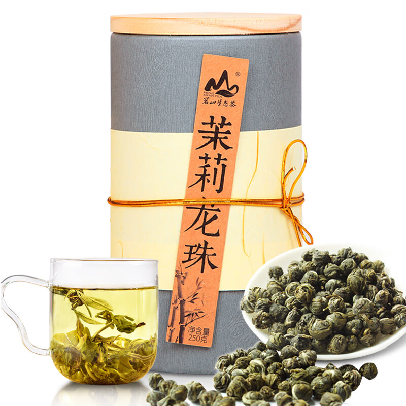茗山生态茶（mingshanshengtaicha） 罐装 茉莉龙珠 250g （单位：罐）  