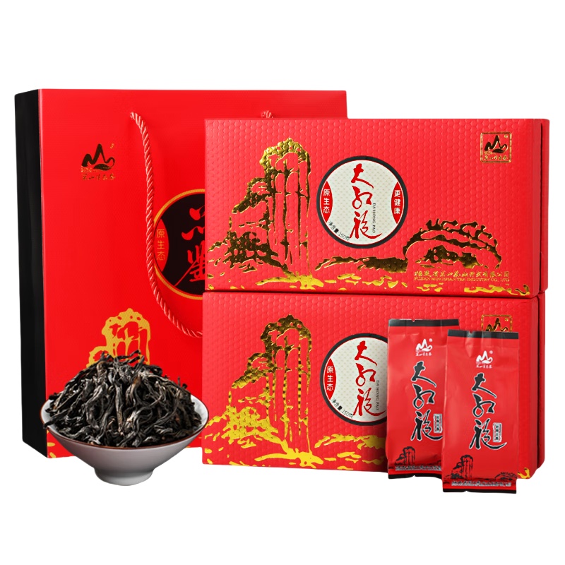 茗山生态茶（mingshanshengtaicha） 雅韵礼盒 大红袍 150g/盒 2盒/组 （单位：组）  