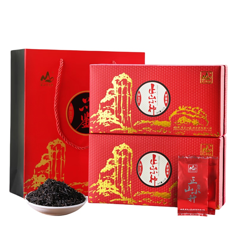 茗山生态茶（mingshanshengtaicha） 雅韵礼盒 正山小种红茶 150g/盒 2盒/组 （单位：组）  