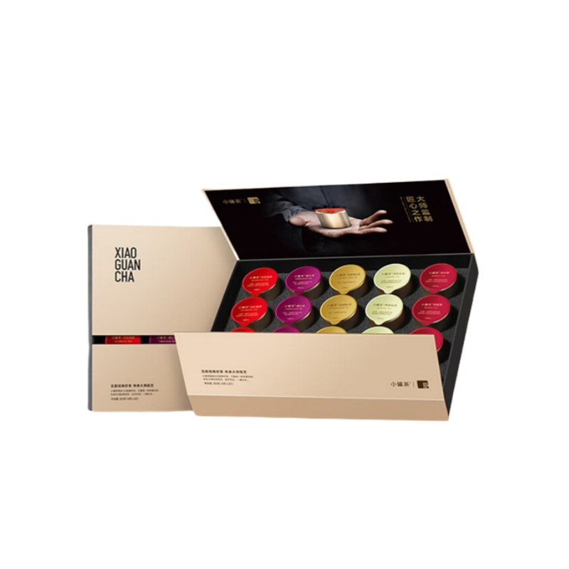 小罐茶 金罐 大师系列 组合茶 4g/罐 20罐/盒 （单位：盒） 包装随机发货 