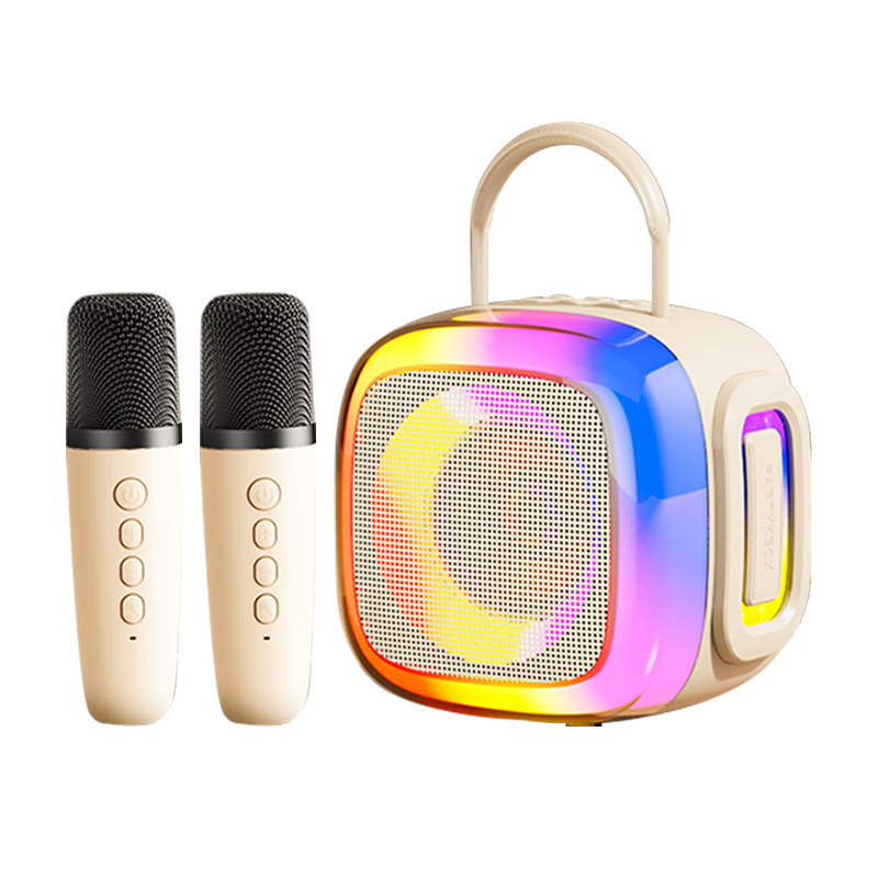 康佳（KONKA） KN12 蓝牙K歌音箱 双麦克风 （单位：套）  油彩白