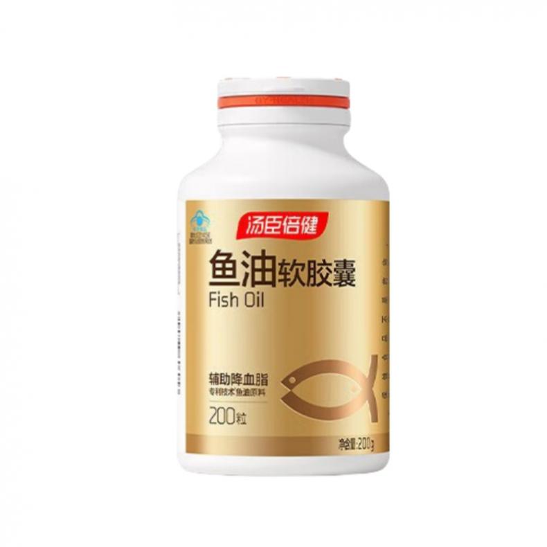 汤臣倍健 辅助降血脂 鱼油软胶囊 1000mg/粒 200粒/瓶 （单位：瓶）  