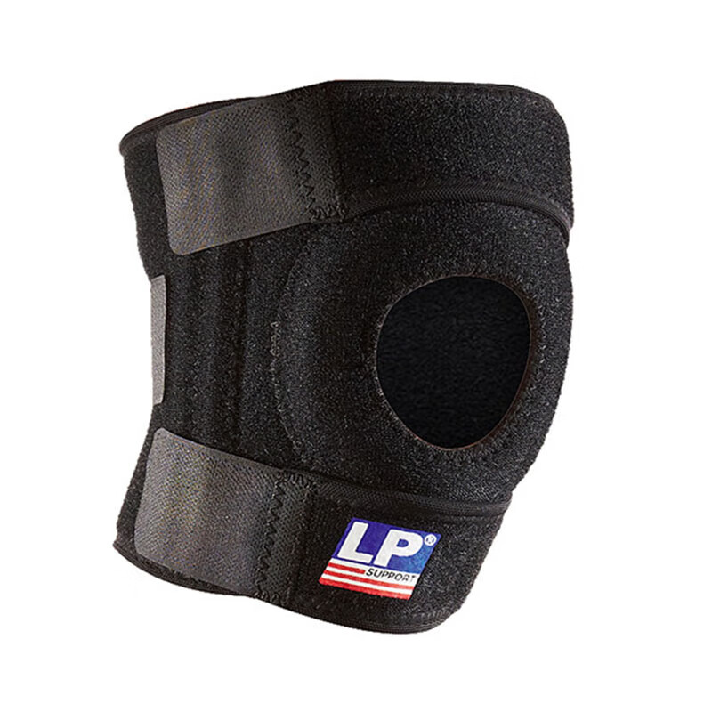 LP 782 四弹簧开放式支撑护膝 均码 70cm （单位：对）  黑色
