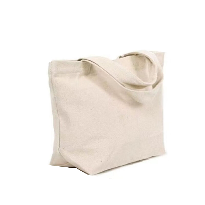 甠焓 QH-DF231525 有底无侧12A竖款帆布手提袋 40*32*9cm （单位：个）  白色