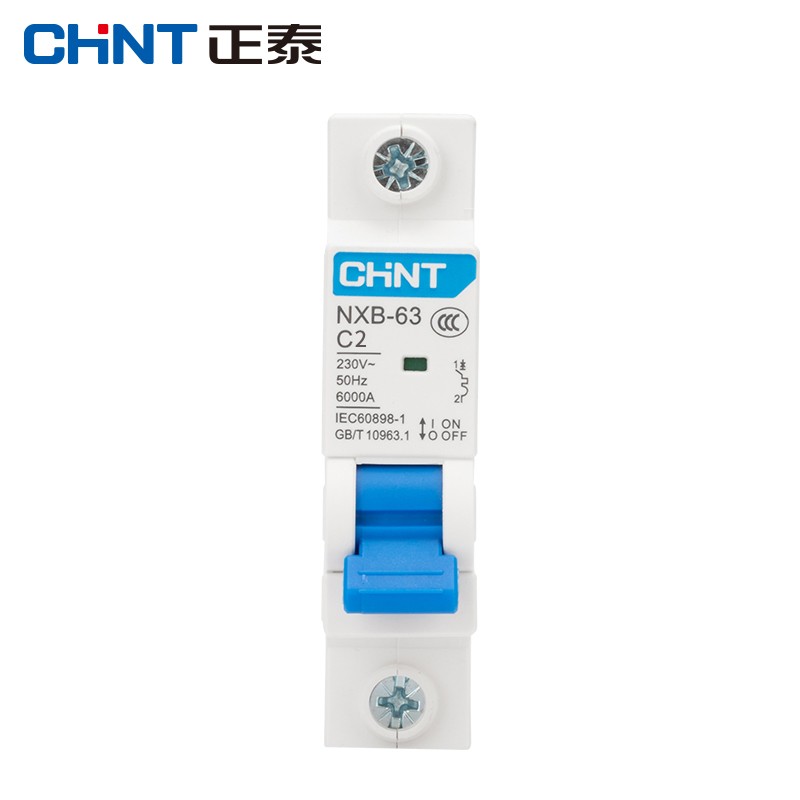 正泰（CHNT） NXB-63-1P-C2 小型断路器 1P 2A （单位：个）