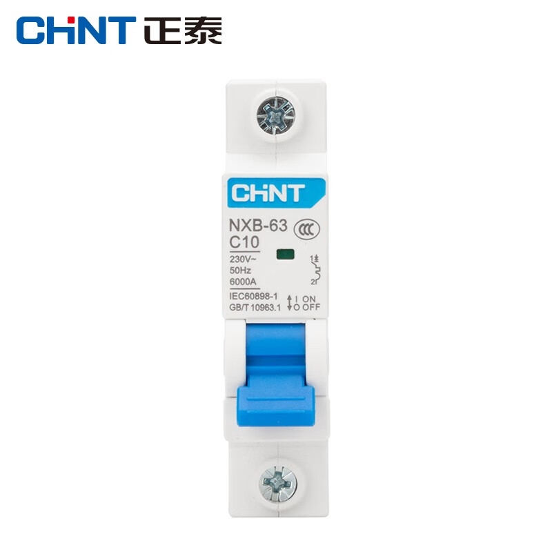 正泰（CHNT） NXB-63-1P-C10 小型断路器 1P 10A （单位：个）